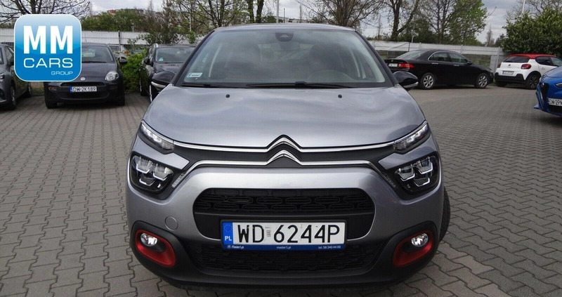 Citroen C3 cena 55850 przebieg: 42543, rok produkcji 2021 z Iława małe 191